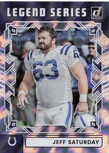 2025 Donruss Football The Legends Series Jeff Saturday #TLS-JSA