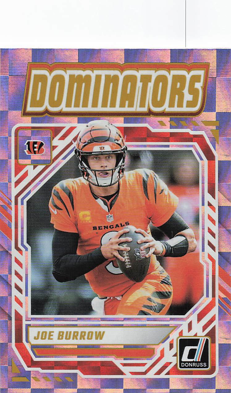 2025 Donruss Football Dominators Joe Burrow #DOM-JBW
