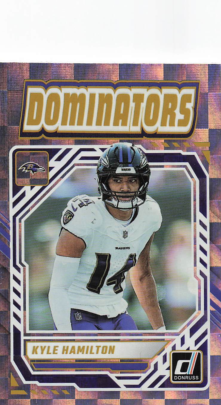 2025 Donruss Football Dominators Kyle Hamilton #DOM-KHN