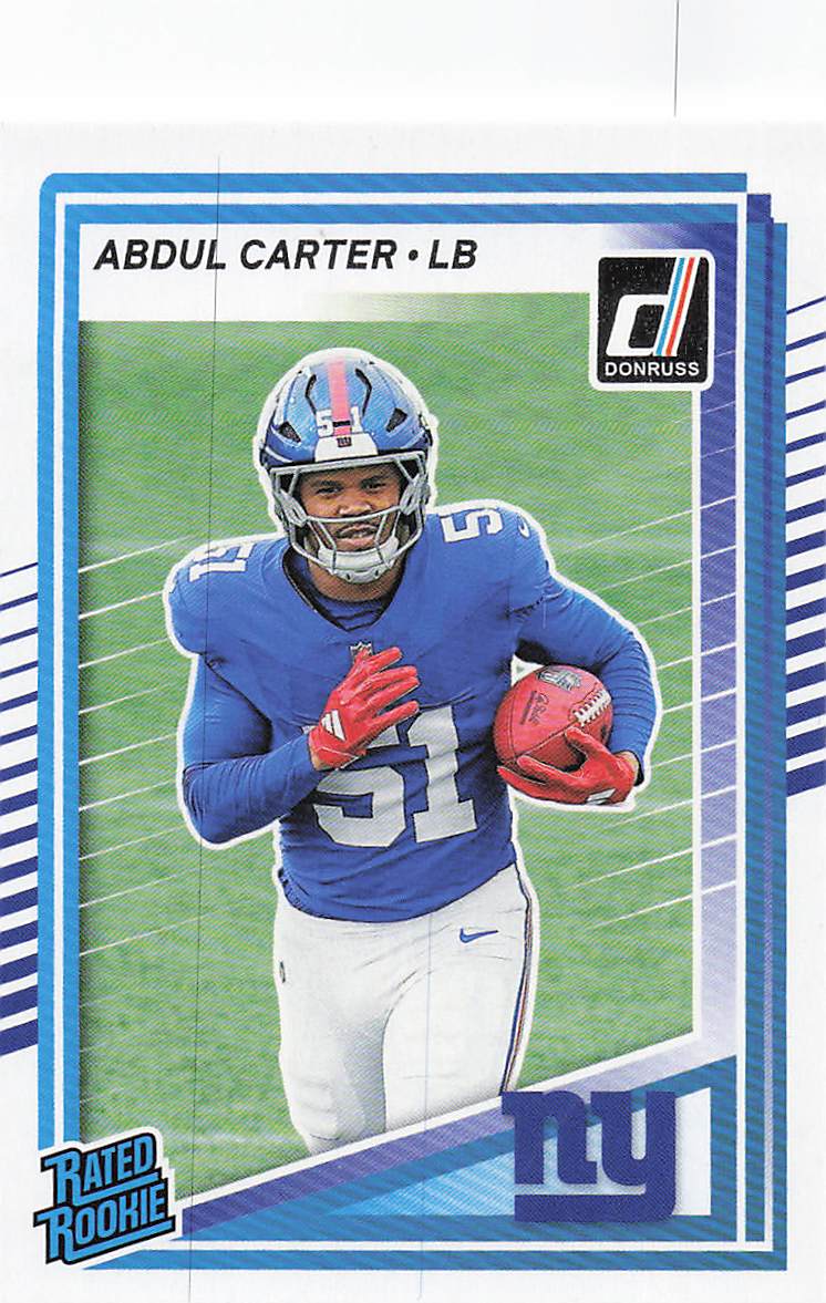 2025 Donruss Football Abdul Carter #315 Rookie