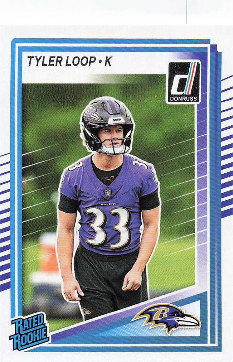 2025 Donruss Football Tyler Loop #382 Rookie