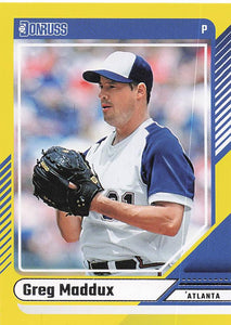 2024 Donruss Baseball Yellow Flood Greg Maddux #50