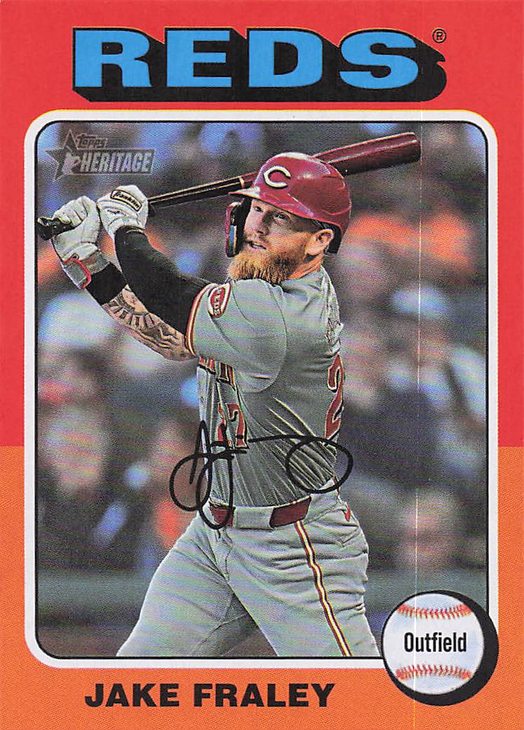 2024 Topps Heritage Baseball Jake Fraley #531