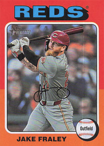 2024 Topps Heritage Baseball Jake Fraley #531