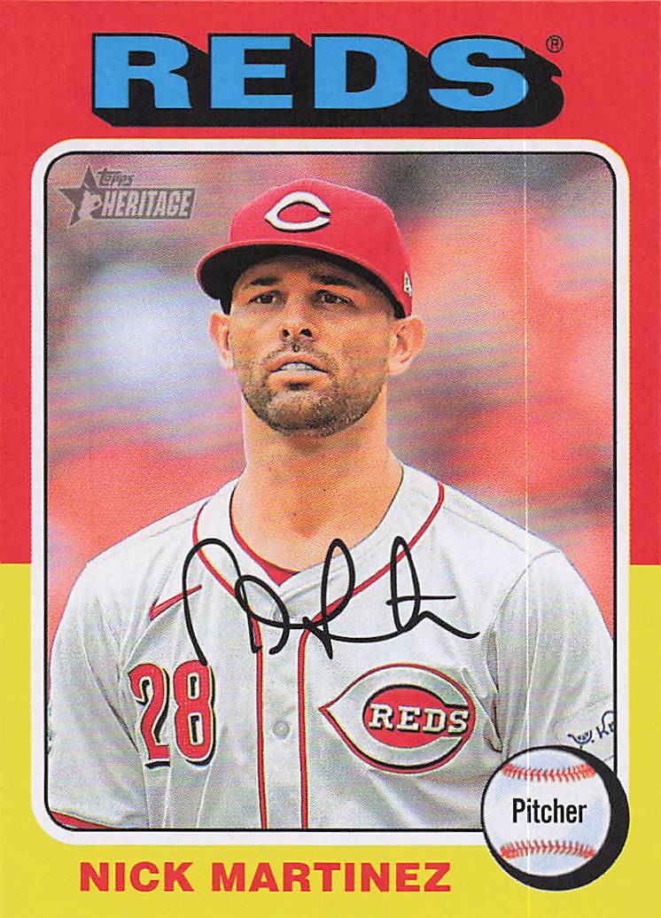 2024 Topps Heritage Baseball Nick Martinez #560