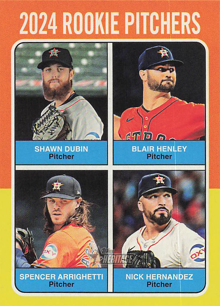 2024 Topps Heritage Shawn Blair - Arrighetti - Hernandez #619