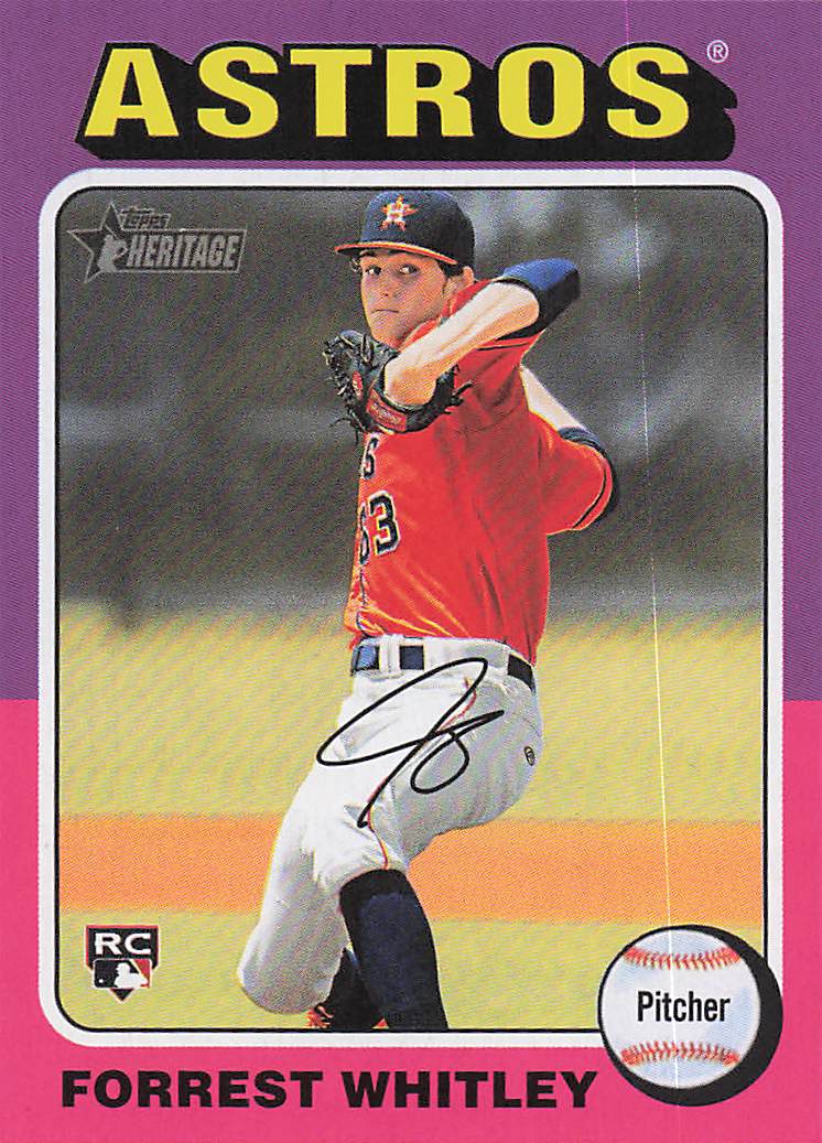 2024 Topps Heritage Baseball Forrest Whitley #636 Rookie