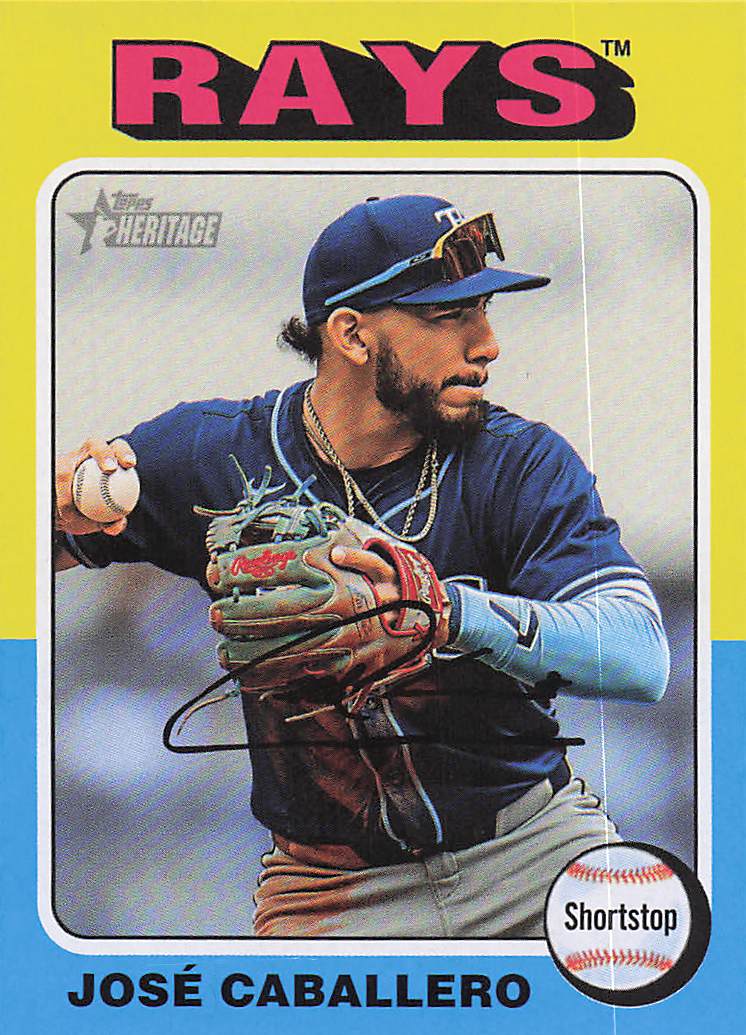 2024 Topps Heritage Baseball José Caballero #646
