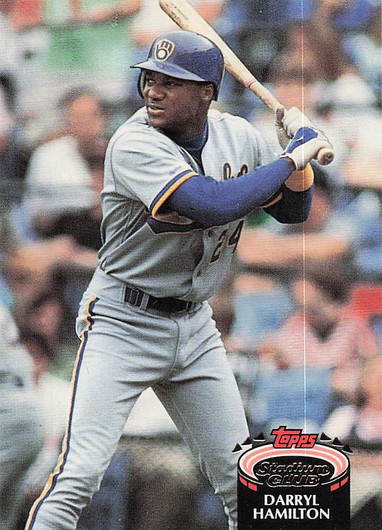 1992 Stadium Club Baseball Darryl Hamilton #253