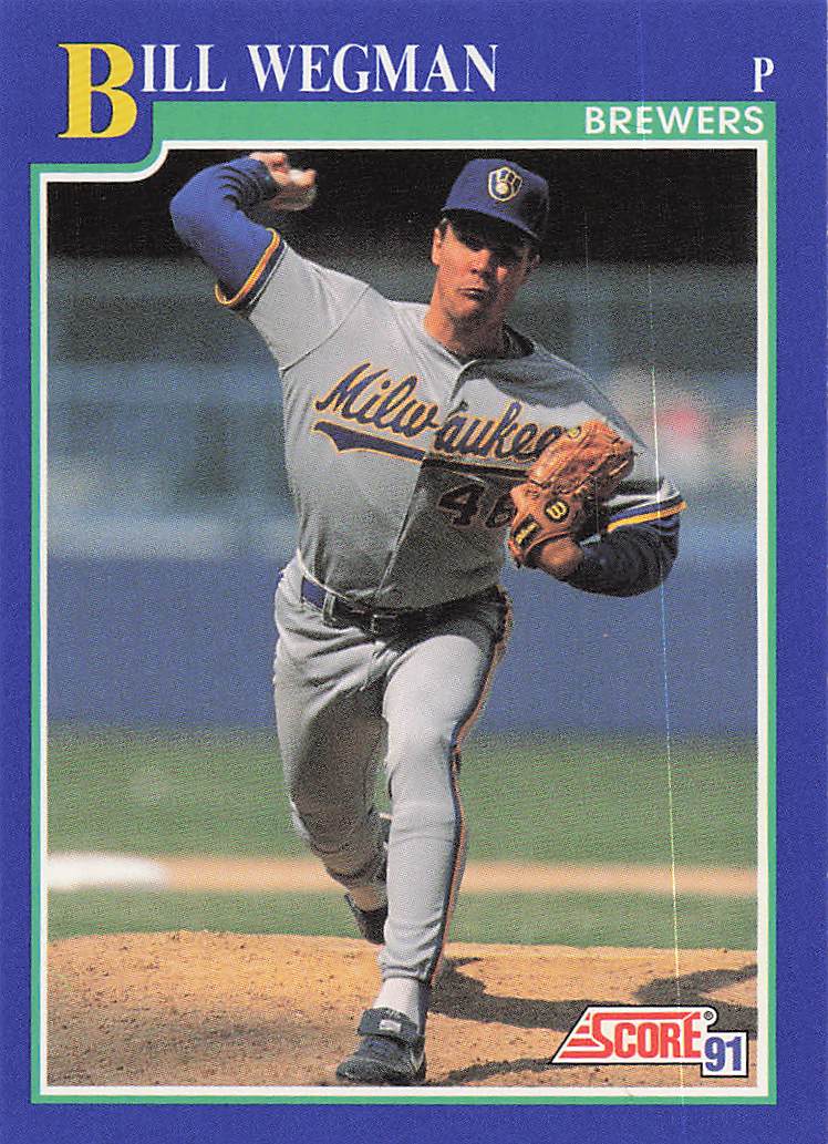 1991 Score Baseball Bill Wegman #483