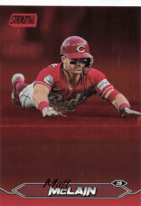 2024 Stadium Club Baseball Red Foil Matt McLain #37