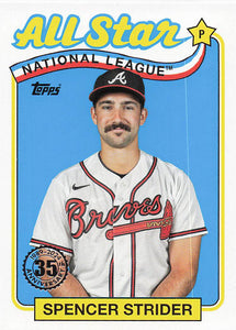 2024 Topps Baseball 1989 Topps Baseball All-Stars Spencer Strider #89ASB-15