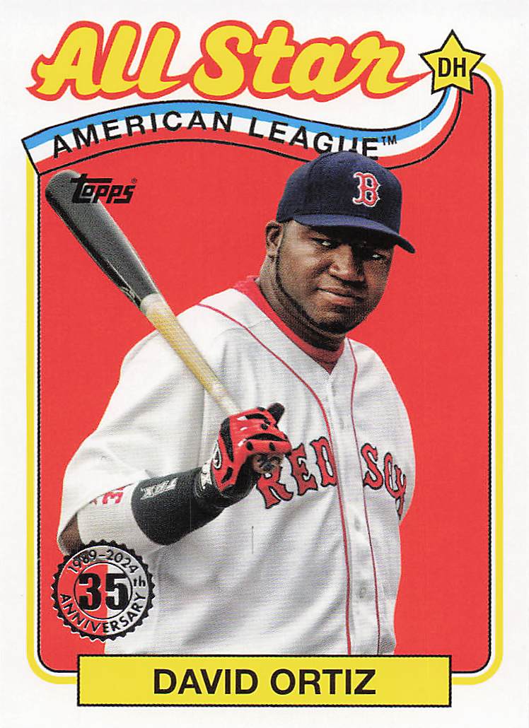 2024 Topps Baseball 1989 Topps Baseball All-Stars Platinum David Ortiz #89ASB-21
