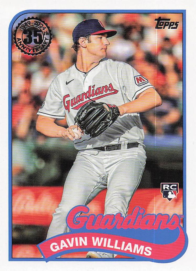 2024 Topps Baseball 1989 Topps Baseball Gavin Williams #89B-8