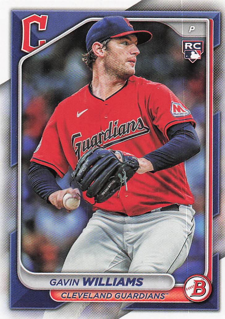 2024 Bowman Baseball Gavin Williams #66