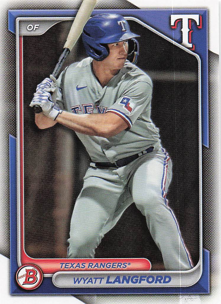 2024 Bowman Baseball Prospects Blue Wyatt Langford #BP-64