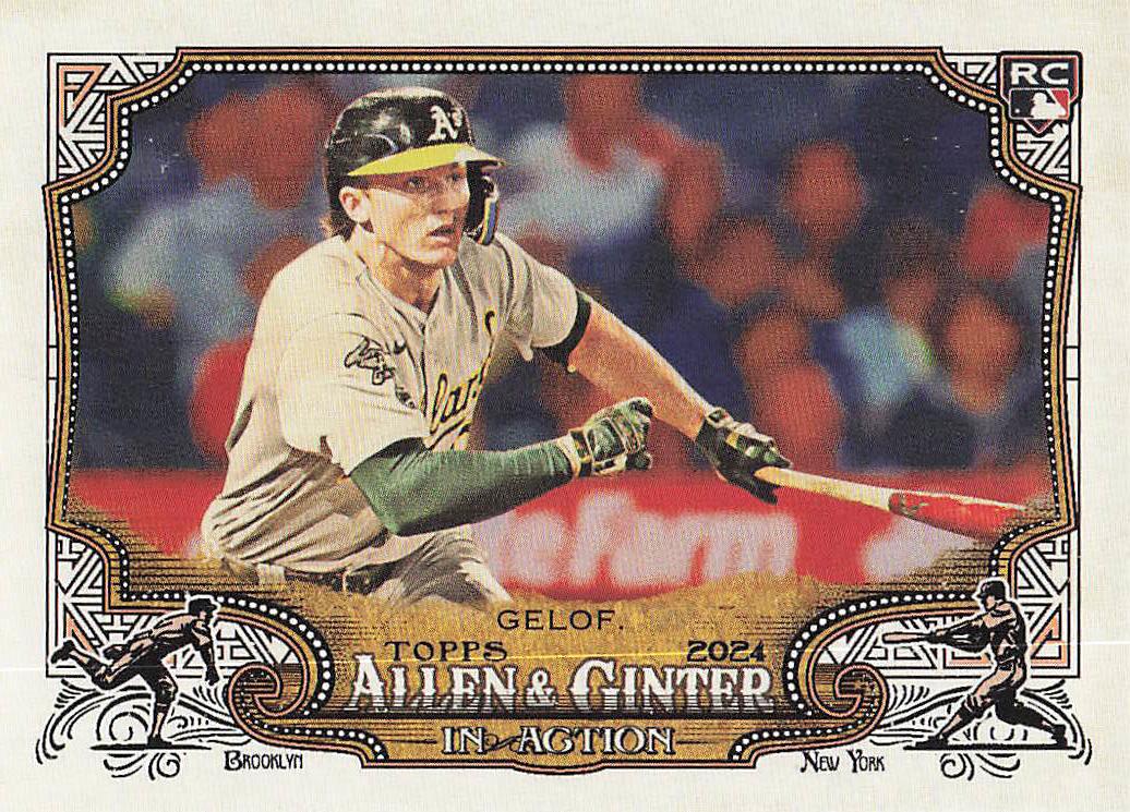 2024 Topps Allen & Ginter Baseball In-Action Variations Zack Gelof #IA-11