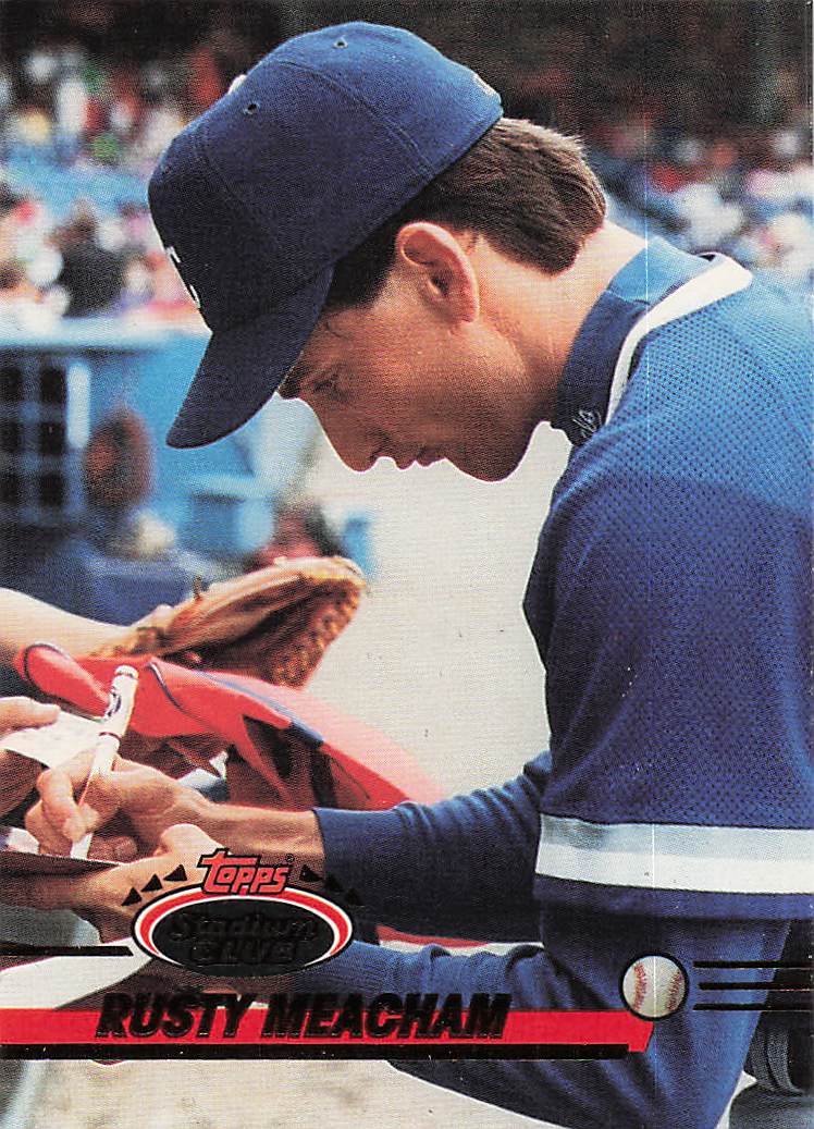 1993 Stadium Club Baseball Rusty Meacham #439