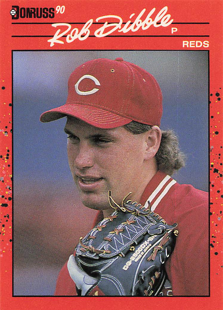 1990 Donruss Baseball Rob Dibble #189b