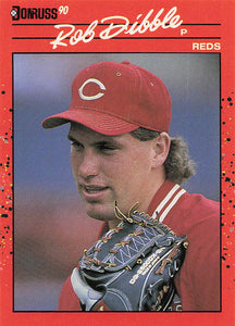 1990 Donruss Baseball Rob Dibble #189b