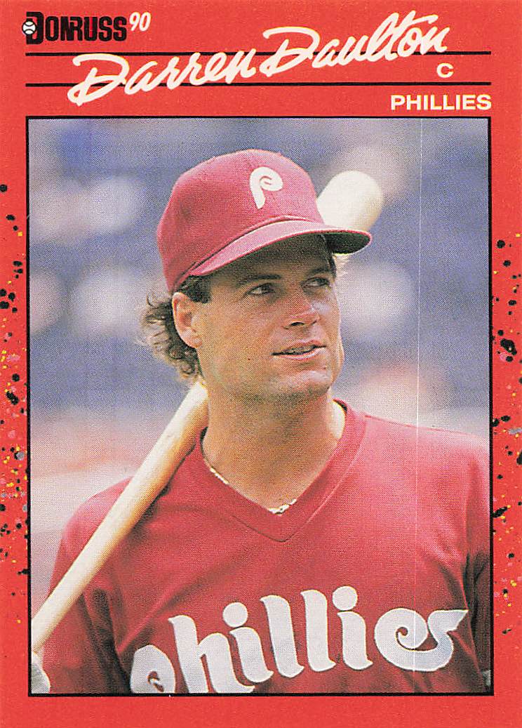 1990 Donruss Baseball Darren Daulton #194