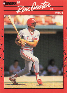 1990 Donruss Baseball Ron Oester #317