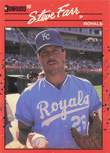 1990 Donruss Baseball Steve Farr #356c