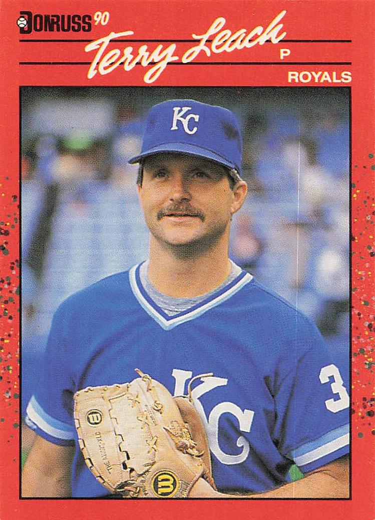 1990 Donruss Baseball Terry Leach #534