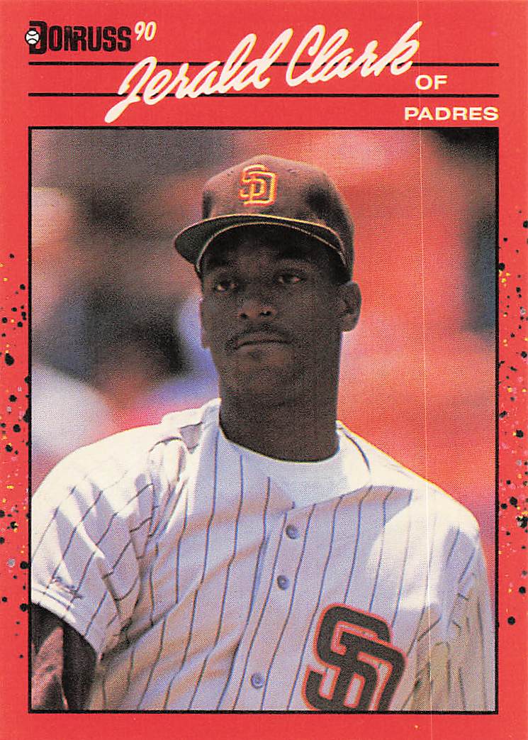 1990 Donruss Baseball Jerald Clark #593b