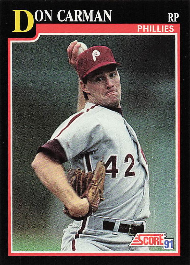 1991 Score Baseball Don Carman #237