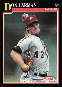 1991 Score Baseball Don Carman #237