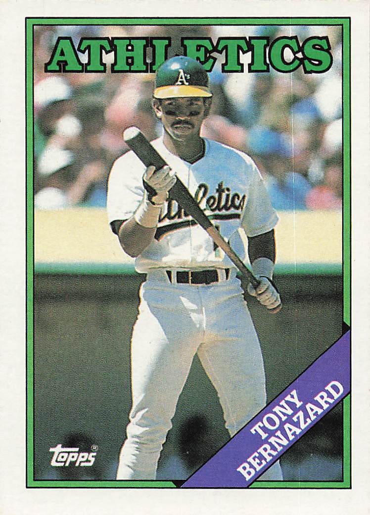 1988 Topps Baseball Tony Bernazard #122