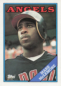 1988 Topps Baseball Mark McLemore #162