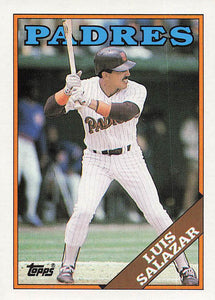 1988 Topps Baseball Luis Salazar #276