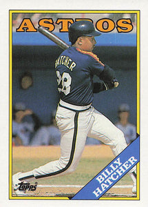 1988 Topps Baseball Billy Hatcher #306
