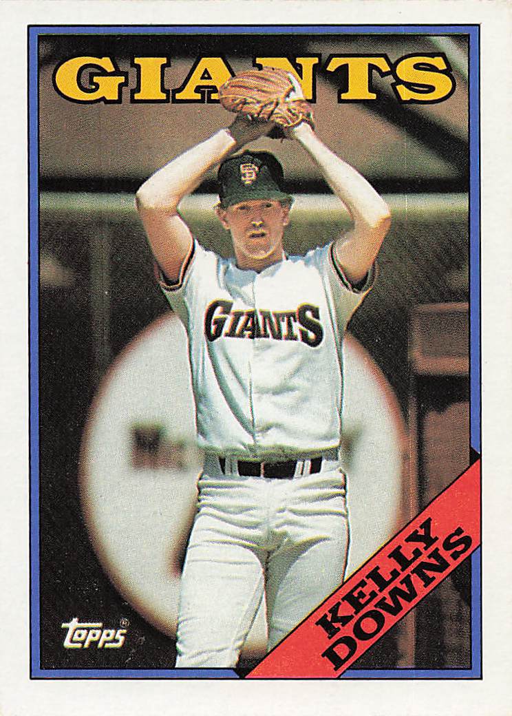 1988 Topps Baseball Kelly Downs #629