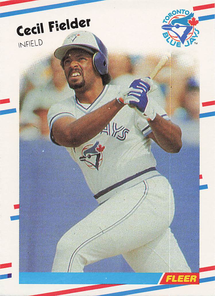 1988 Fleer Baseball Cecil Fielder #110