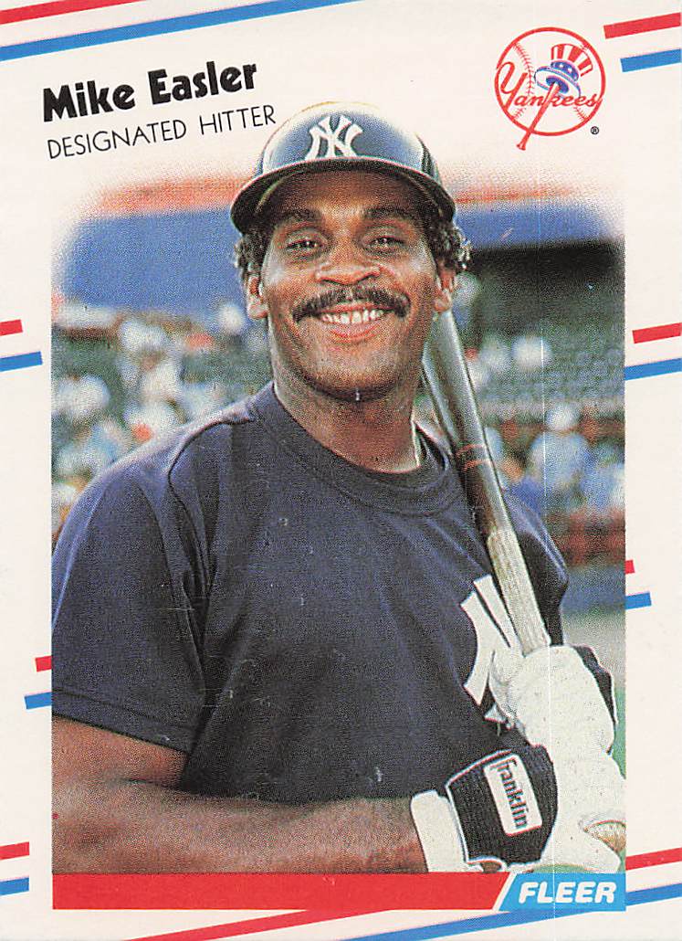 1988 Fleer Baseball Mike Easler #206