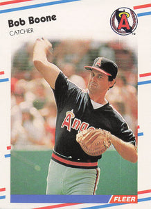 1988 Fleer Baseball Bob Boone #485