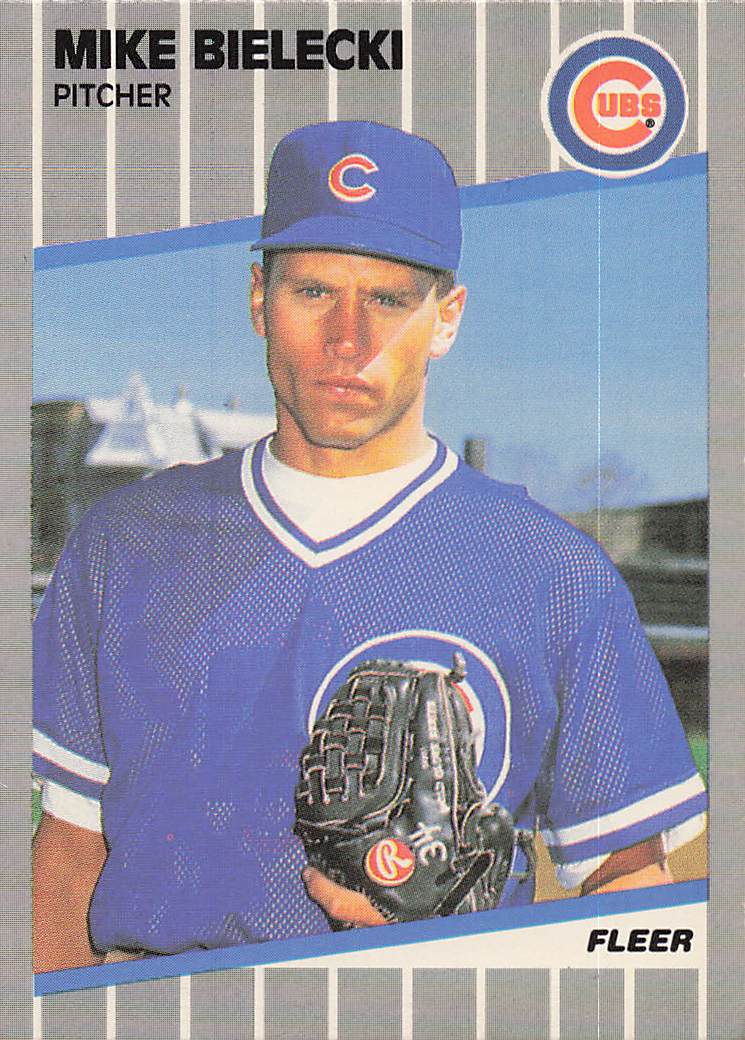 1989 Fleer Baseball Mike Bielecki #419