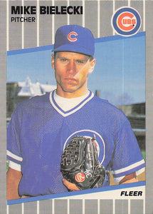 1989 Fleer Baseball Mike Bielecki #419