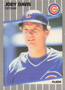 1989 Fleer Baseball Jody Davis #421