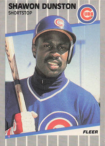 1989 Fleer Baseball Shawon Dunston #424