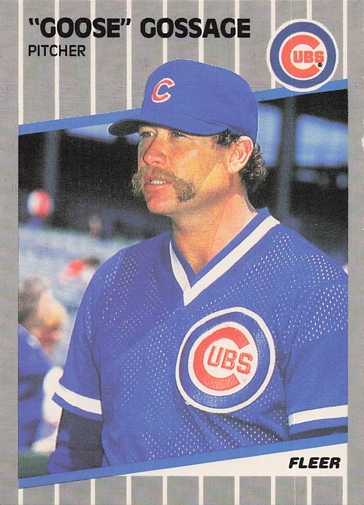 1989 Fleer Baseball "Goose" Gossage #425