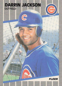 1989 Fleer Baseball Darrin Jackson #428