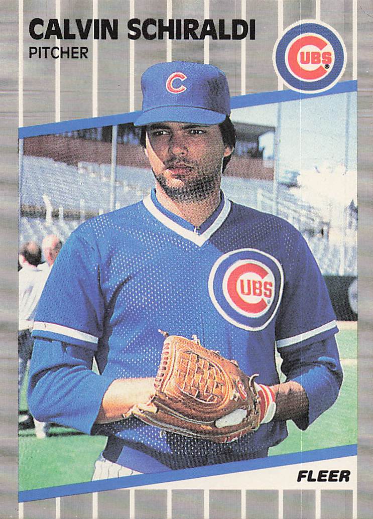1989 Fleer Baseball Calvin Schiraldi #438