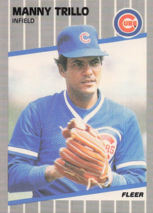 1989 Fleer Baseball Manny Trillo #440a