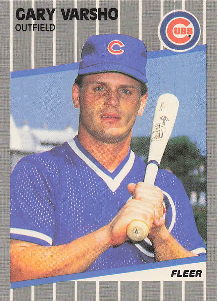 1989 Fleer Baseball Gary Varsho #441 Rookie