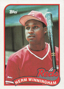 1989 Topps Baseball Herm Winningham #366