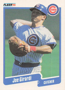 1990 Fleer Baseball Joe Girardi #31b